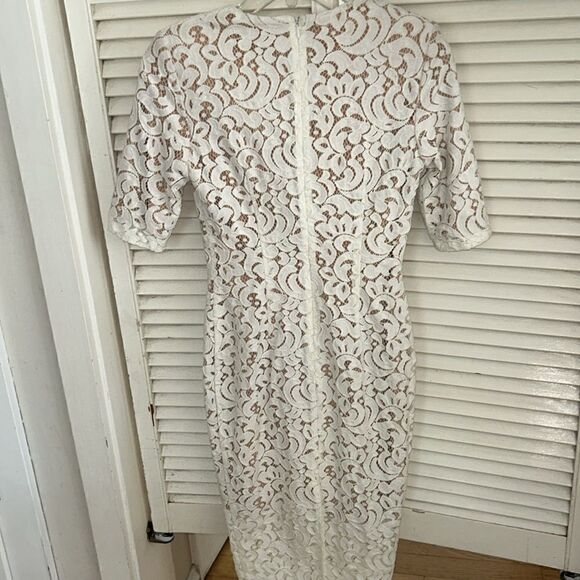 NWT Misha Rosie Dress 👗 Lace over nude lining. Gorgeous! Wedding 💒 ready! - Picture 6 of 17